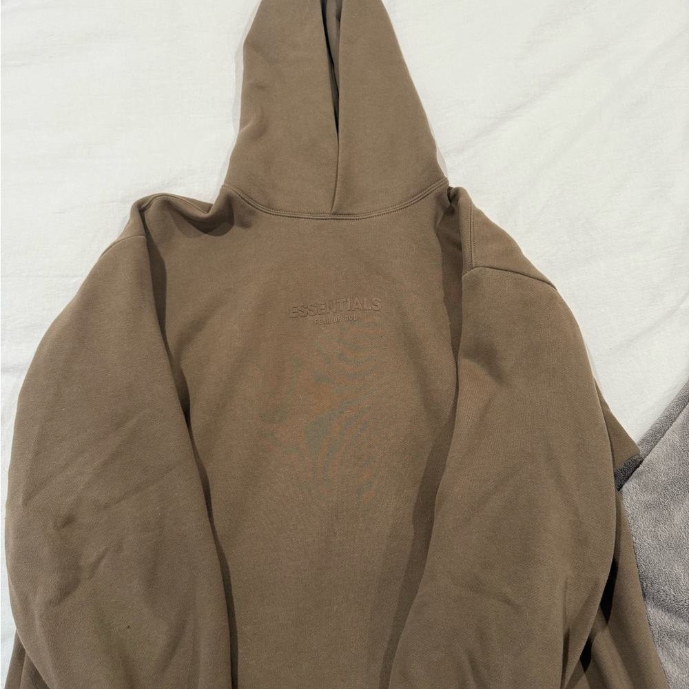 Essentials Brown Sweater Classic Pullover Design